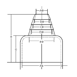 引込管防水ゴムキャップ (パイプ外側用) NWP-0S