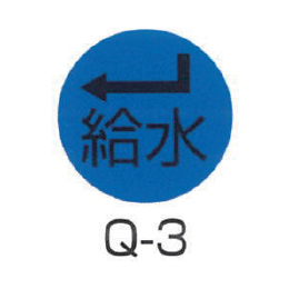 京滋レベル工業 埋設管表示ピン レベルマーク 給水用 Q-3