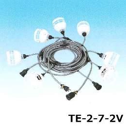 岡澤工業所 分岐ケーブル 電源 照明兼用 防雨型 VCT2.0×3C 25m TE2-8-2(V)