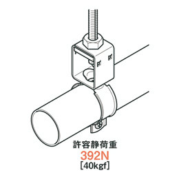 ネグロス電工 吊りボルト用電線管支持金具 TPH3P-W3 (20個)