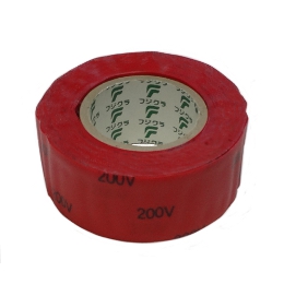 日本エナジーコンポーネンツ 電圧区分テープ 赤 200V