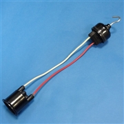 青山電陶 66コネクター付 E26 ベークソケット ヒートン付 ES26-03G-66N (10本入)