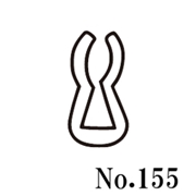 篠田ゴム U字形溝ゴム No.155 (50m)