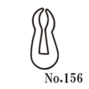 篠田ゴム U字形溝ゴム No.156 (50m)