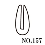 篠田ゴム U字形溝ゴム No.157 (50m)