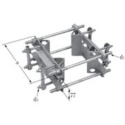 イワブチ アームタイレス金物 (□75×75、□75×45アーム用) 適用径範囲:φ120～φ150 SAS-12-DW
