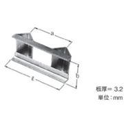 イワブチ 腕金(アーム)の傾斜防止金具 適用径φ190~φ280 IPA-3-19