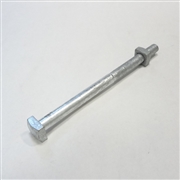 四角ボルトナット M12×180mm 溶融亜鉛めっき