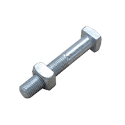 四角ボルトナット M16×100mm 溶融亜鉛めっき