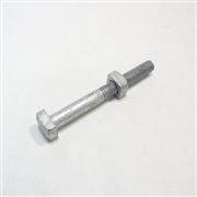 ボルト 4分×120mm ナット付 溶融亜鉛メッキ 4-120BN