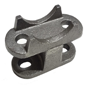 配電盤組枠金具 両面クランプ 鋳物 No.2 CLP-2