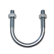 配電盤組枠金具 フレームU字ボルト M8×32A 短 ユニクロめっき CLP-U