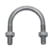 配電盤組枠金具 フレームU字ボルト M8×32A 短 亜鉛メッキ CLP-UZ