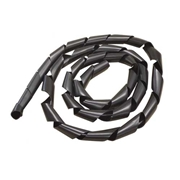 KENコーポレーション スパイラルスリーブ 黒 内径20mm 長さ2m