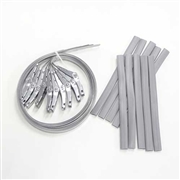 ステンレスバンド 10mm幅 保護チ ューブセット 長さ1100mm×10mm 幅 保護チューブ200mm (各10本入 )