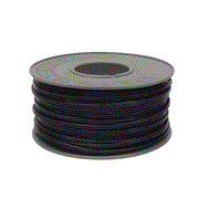 JAPPY ビニル平型コード VFF1.25SQ 100m ボビン巻 (KHD) 黒