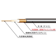 JAPPY 同軸ケーブル 監視 防犯カメラ用 3C-2V-JP(CCA)黒 (100m)