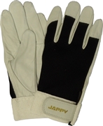 JAPPY 作業用手袋 牛革フィット JPH-178B-M
