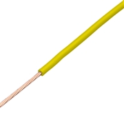 JAPPY 600V ビニル絶縁電線 IV3.5SQ 黄 (15m)