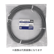 JAPPY ビニル絶縁ビニルシースキャブタイヤ丸形コード VCTF 0.5SQx2芯 (10m)