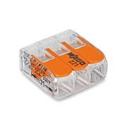 WAGO ワンタッチコネクター クリアタイプ 電線数3 WFR-3BP (8個入)