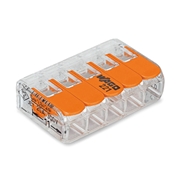 WAGO ワンタッチコネクター クリアタイプ 電線数5 WFR-5BP (5個入)