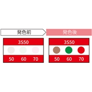 JAPPY サーモカラーセンサー 3温表示タイプ 10℃間隔 3S50-JP (20枚入)