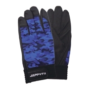 JAPPY 作業用手袋 JAPPYフィット 青迷彩 Lサイズ JPF-178MB-L