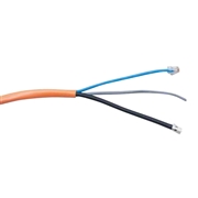 Abaniact 複合ケーブル CAT5e ( TV LAN TEL ) 10m AW-100W-VTL