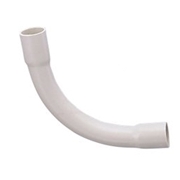 伊藤電気製作所 ノーマルベンド 塩ビ VE14 アイボリー N-14W