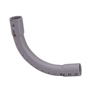 伊藤電気製作所 ノーマルベンド 塩ビ VE14 グレー N-14