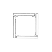 伊藤電気製作所 Z型 換気扇用絶縁枠 アイボリー 適用換気扇30cm Z-30