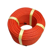 ポリエチレンロープ PASヒモ 気中負荷開閉器 入切ロープ 赤 (50m巻)