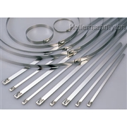 ヘラマンタイトン メタルタイ ステンレスSUS316 840mm STB-840S (100本)