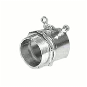 外山電気 ねじなしTCコネクター 薄鋼用 鋼管製 アース付 TCK51