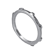 外山電気 ロックナット 鋼板製 電気亜鉛めっき 薄鋼用 歯車形 L51