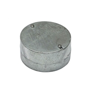 外山電気 丸型露出ボックス 厚鋼用 鋳鉄製 ハブナシ O0Z16