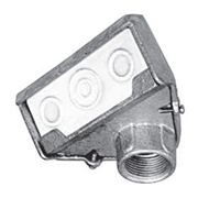 外山電気 エントランスキャップ 鋳鉄製 厚鋼用 104 溶融亜鉛めっき ECZ104