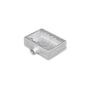 外山電気 ねじなし TC露出スイッチボックス 鋳鉄製 3個用1方出 28 厚鋼用 溶融亜鉛めっき TCS31Z28