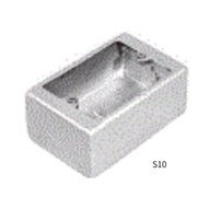 外山電気 露出スイッチボックス 鋳鉄製 ハブナシ 厚鋼用 S10Z22