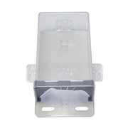 カワグチ 透明ジョイントボックス屋内用 ナイスハット Mタイプ 弁付 大 (10個)