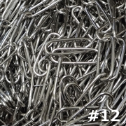 ミズノ金属 小判型チェーン #12 ステンレス製 (30m)