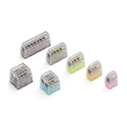 オーム電機 差込みコネクタ OKコン 透明灰 OK-8W (20個入)