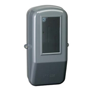 内外電機 プラスチック計器箱 一般メーター用 三相大 グレー P-4AN