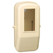 内外電機 プラスチック計器箱 一般メーター用 三相大 クリーム PC-4N