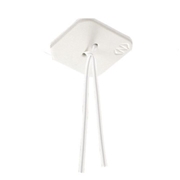 ネグロス電工 粘着テープ式ケーブル支持具 グレー HEGT1-E (50個)