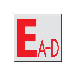 マンホール商会 埋設標用 記号プレート 接地 避雷設備表示 K-EA-D