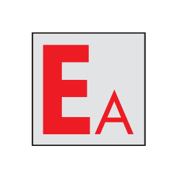 マンホール商会 埋設標用 記号プレート 接地 避雷設備表示 K-EA
