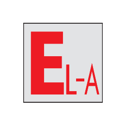 マンホール商会 埋設標用 記号プレート 接地 避雷設備表示 K-EL-A