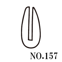 篠田ゴム U字形溝ゴム No.157 (50m)